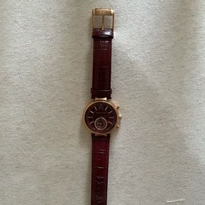 Rosegold & burgundy Michael Kors watch